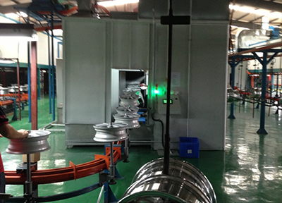 汽車輪轆自動噴涂線